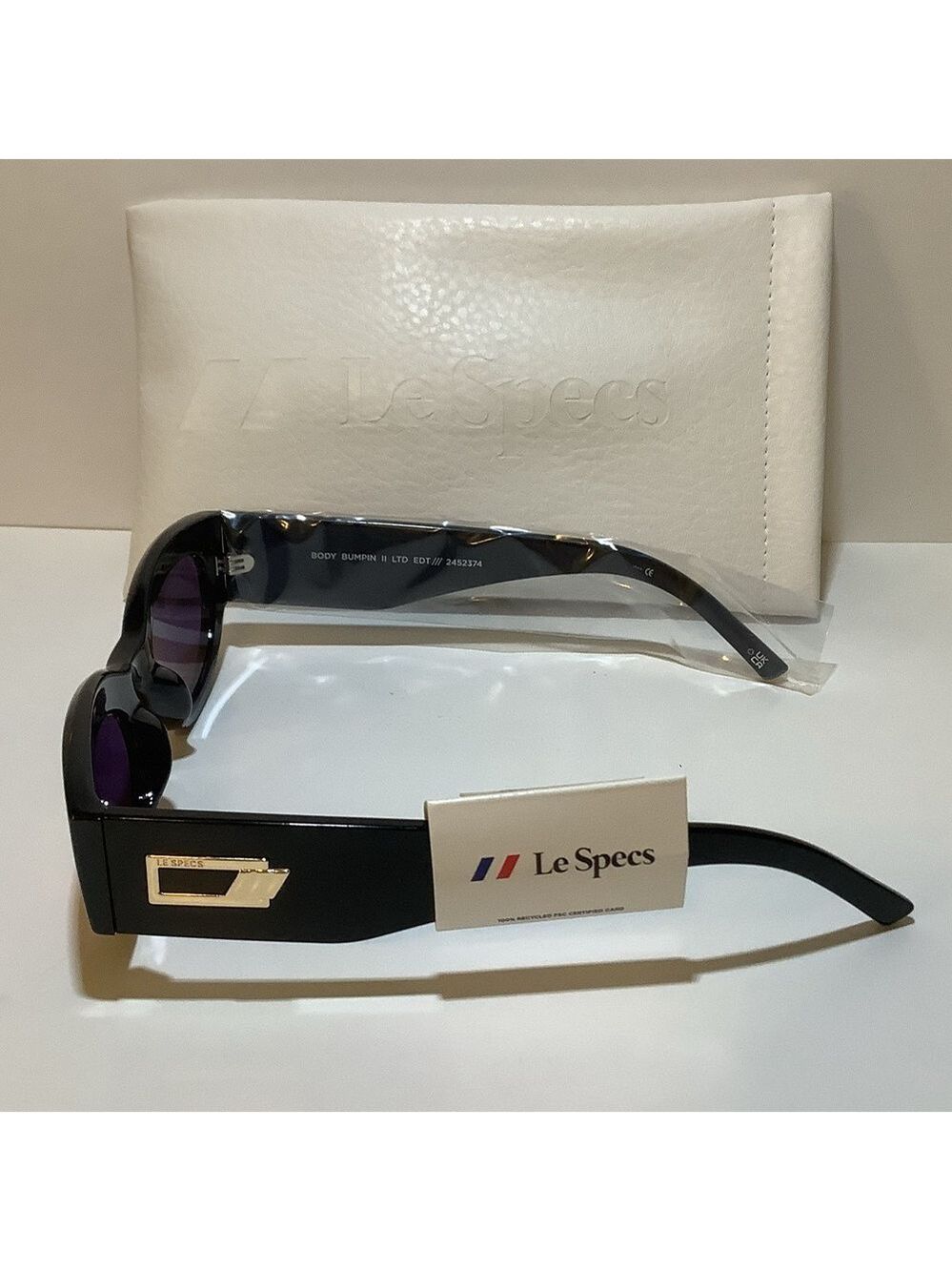 Le Specs Body Bumpin II Fire Mirror Sunglasses New - Picture 3 of 5